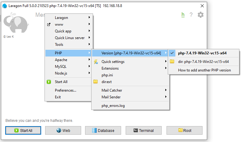 PHP Laragon