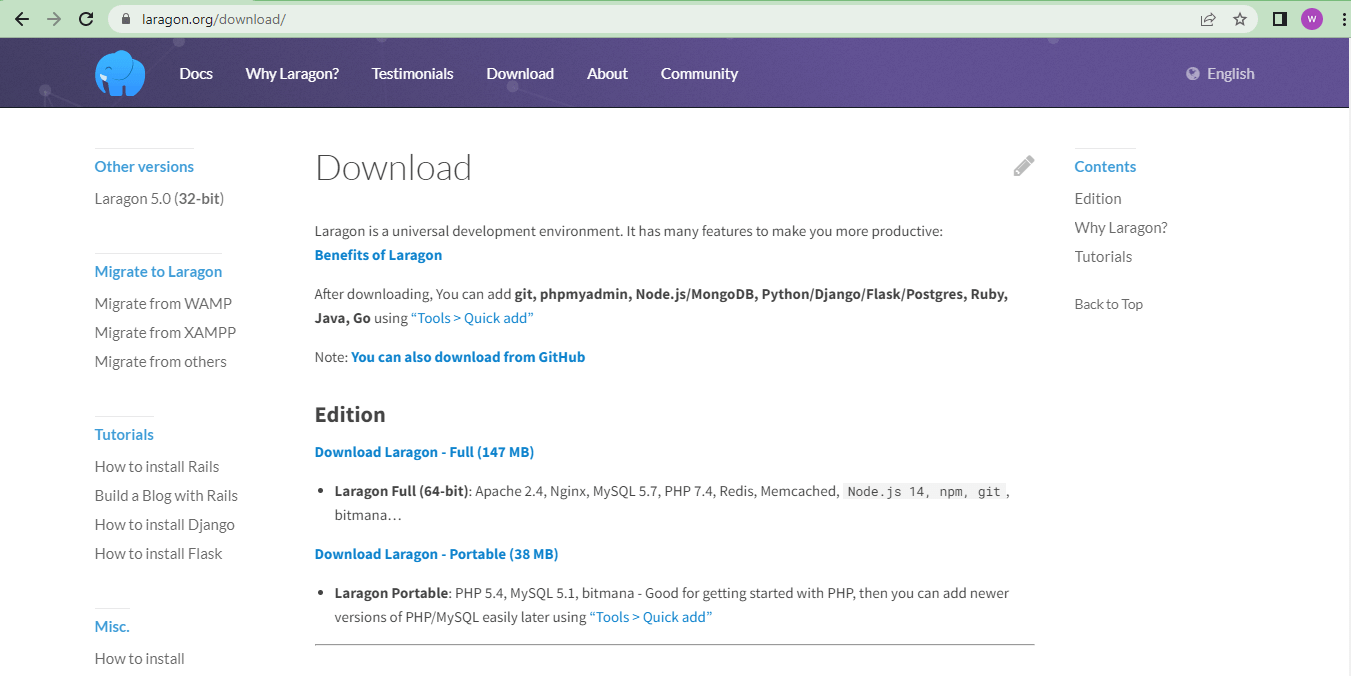 Download Laragon