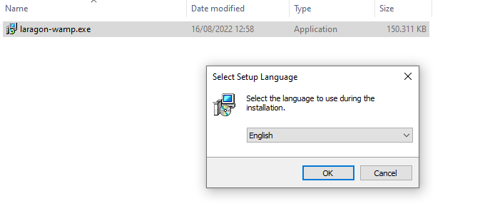 select language