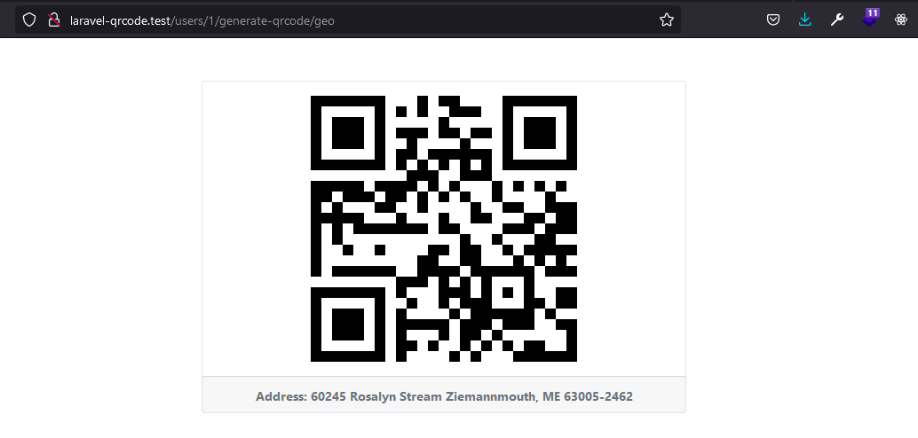 laravel qr code generator